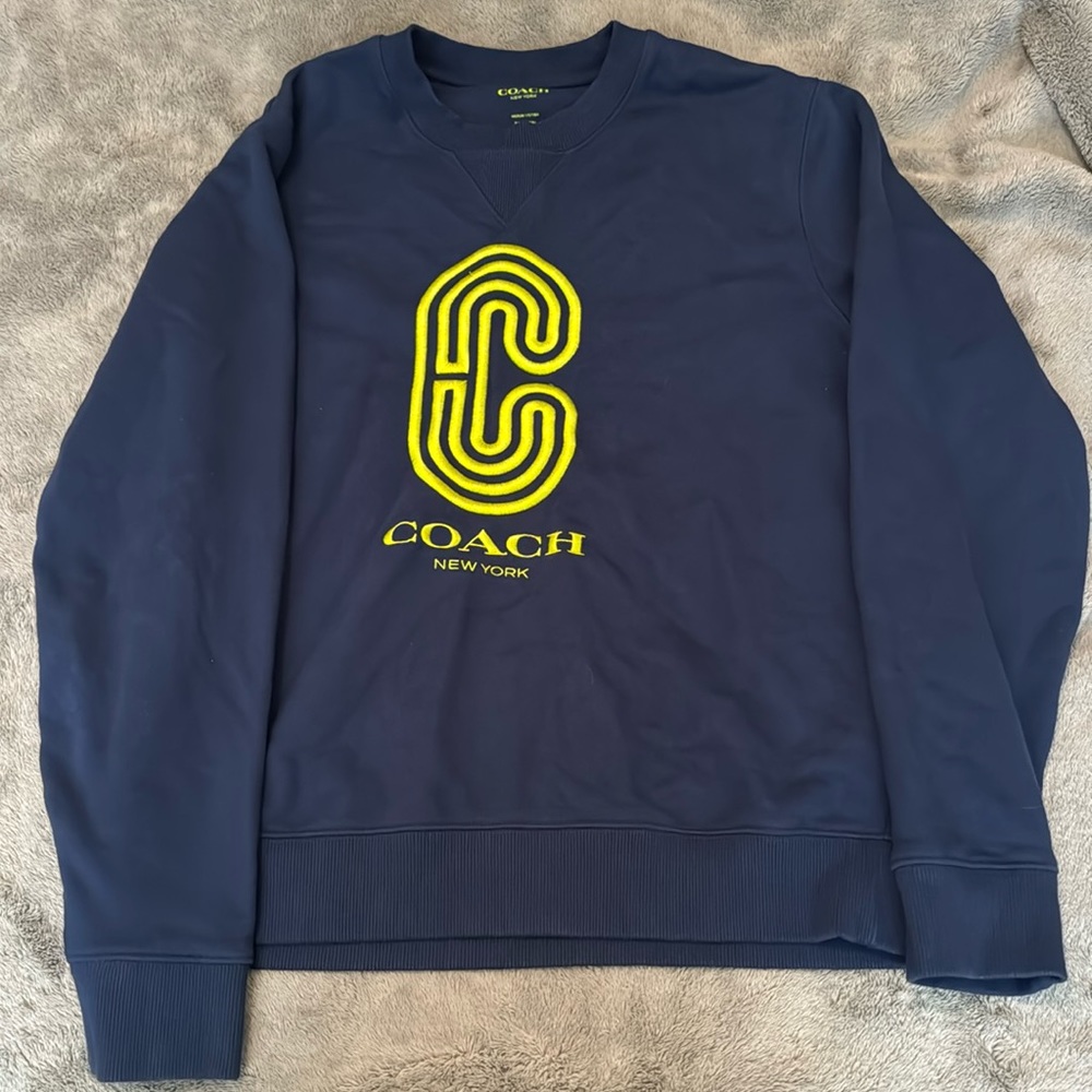 Navy Coach Retro Sport Sweatshirt